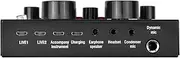 External o Mixing Sound Card USB o Interface BT Connection with Multiple Sound Effects Built-in Rechargeable Battery for Singing Shouting Live Streaming Chating Music Recording