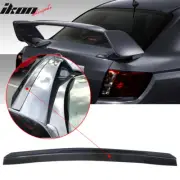 Fits 08-14 Subaru WRX STi Top Gurney Flap Add-On Trunk Spoiler Wing Transparent (for: Subaru)
