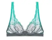 Cosabella 'Trenta' Ombre Women's Soft Cup Bra Deep Teal Size L 3052