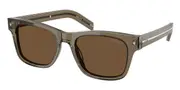 Prada PR A17SF Asian Fit 18T70F Men's Sunglasses Brown Size 55