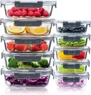 Igluu Meal Prep Glass Food Storage Containers 10 Pack, Glass Meal Prep Contai...