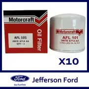 Genuine Ford Falcon & Territory Oil Filters Box of 10 BF FG SY SZ AFL101 (for: Ford)
