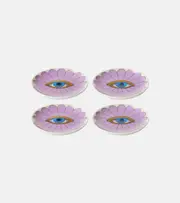 [Jonathan Adler] Jonathan Adler Fleur set of 4 ceramic coasters
