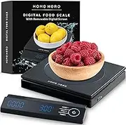 Digital Food Scale - Kitchen Scale for Food Ounces and Grams, Digital Weight (Black)