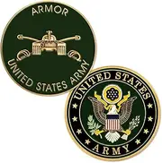 U.S. Army Armor Challenge Coin