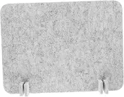 BUTIFULSIC Acoustic Desk Divider Screen Noise Reducing Freestanding Privacy Panel for Office Classroom Felt Partitions Light Grey for Enhanced Focus