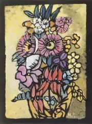 Purple Flowers : Margaret Preston : Archival Quality Art Print 13x19