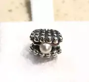 Pandora One of A Kind Charm White Pearl #791134P +FREE Gift Box +Tag