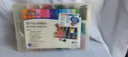 J&P Coats 100 Embroidery Floss Bobbins plus Plastic Storage Box Factory sealed