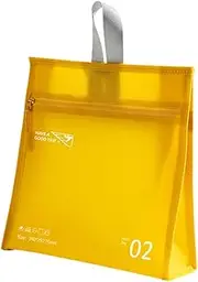 [Generic] Travel Makeup Bag Waterproof Toiletry Organizer for Travel Home Men Suitcase, Yellow