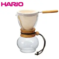在飛比找Yahoo奇摩購物中心優惠-HARIO 濾布橄欖木手沖咖啡壺480ml DPW-3-OV