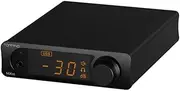 Topping MX3S DAC Amplifier 192kHz/24Bit Support Bluetooth Input 62W*2 Merus Class D 700mW*2 HPA Power Auto On/Off with Remote Control (Black)