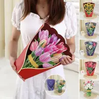 在飛比找蝦皮購物優惠-Pop Up Flower Bouquet Greeting