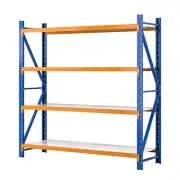 Giantz 2Mx2M Garage Shelving Warehouse Rack Pallet Racking Shelf Storage Blue Au