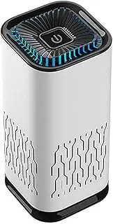Car Air Purifier Ionizer, 3 Million Negative Ions for Smokers, 36dB Quiet Portable Ionic Air Purifiers for Room Removes Dust Pet Odors Pollen Household Small Fresh Air Maker (White)