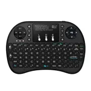 (Upgraded)2.4GHz Mini Wireless Keyboard with Touchpad,QWERTY,LED Backlit,Port...