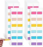 Sticky Tabs, 360 Pcs Sticky Notes Tabs, Index Tabs, 6 Colors Sticky Notes Writable Annotation Tabs for Book Tabs, File Classification, Book Marker, Page Markers (Colorful)
