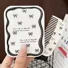 Portable Cartoon Cute Bowknot Folding Clamshell Mirror Makeup Mirror With ComLR
