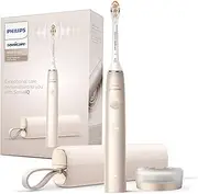 PHILIPS Sonicare 9900 Prestige Rechargable Electric Toothbrush with SenseIQ, Our Most Advanced Toothbrush, All-in-One Brush Head, AI-Powered Sonicare App, HX9992/21 Champagne