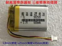 在飛比找Yahoo!奇摩拍賣優惠-全新帶保護板 582535 電池 600mAh 適用 Pan