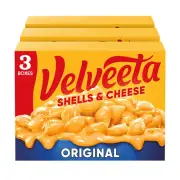 Shells & Cheese Original Shell Pasta & Cheese Sauce Meal (3 Ct Pack, 12 Oz Boxes