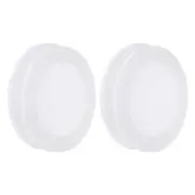 Painting Canvas Panels, 4 Pack 12x12 Inch Round Blank Art Board, White