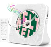 Desktop CD Player Portable with Bluetooth,Dual Stereo Speakers, CD Music Play...
