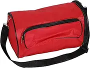 [Kisangel] Waist Bag Drum Bag with Strap Waist Drum Shoulder Bag Drum Carrying Pouches Snare Bag Waist Drum Carrier Bag Drum Case Bag Drum Bags Drum Sticks Bag Waist Drum Bag Oxford Cloth Red