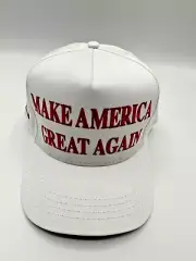 Official Make America Great Again Trump Cali Fame Victory White Snapback Hat Cap