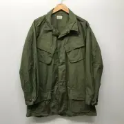 NOS Jungle Fatigue Shirt / Rip-Stop, Size Large-Long, US Army 1969 J-40