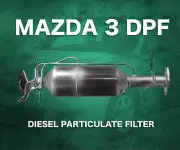 DPF Diesel Particulate Filter for Mazda 3 (08/2007 - 09/2009)
