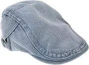 [BESPORTBLE] Vintage Denim French Beret Hat for Women Washed Cowboy Cap Retro Minimalist Design Comfortable Breathable Occasion