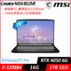 MSI微星 Creator M16 B13VE-624TW 16吋/i7-13700H/16G/1TB/RTX 4050/W11P