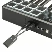 DOREMiDi USB to MIDI Cable Electric Guitar Bass Drum Interface Adapter Converter