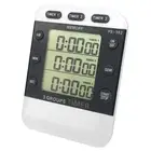 NEW Square 3-way Kitchen Timer Countdown Food Cooking Stopwatch Home Pracitcal A