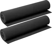 AMZQNART 2 Pack EVA Foam 2mm, Cosplay Foam Roll, 16 x 59in Black, Suitable for Large Foam Cosplay Modeling, DIY Projects, Crafts, Ultra High Density 90 kg/m3.