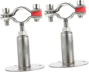 2Pcs Adjustable Stainless Steel Gas Hose Bracket Clips for Tube Support Securely Holds Hoses Cables and Lines Home Automotive Industrial and Applications