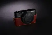 Real Leather Half Camera Case Bag Cover for SONY RX100 VII Mark VII M7 VI M6