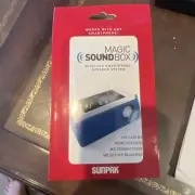 Sunpak Magic Sound Box for Smartphones Wireless Speaker Portable Black Brand New