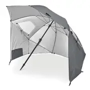 Sport-Brella Premiere XL UPF50+ Sun Protection Umbrella w/ Panels/Storage Grey