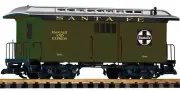 PIKO G Scale ~ New 2025 ~ Santa Fe (SF / ATSF) Wood Baggage Car ~ 38626