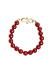 Lie Studio The Rose Beaded Bracelet - Red - One Size One Size