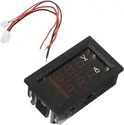 Car Digital Ammeter 0-10a Voltmeter 3-Digit LCD Display Volt Stick Reverse Connection Protection Random Color