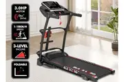 BLACK LORD Electric Treadmill Incline Run Machine Foldable BX220 400MM BELT 18KM/H SPEED