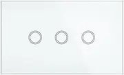 [Brilliant] Smart Elite 2 Gang WiFi Glass Wall Switch, White