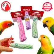 Bonka Bird Toys 1437 Bee Pollen Calcium Perch Small Medium Health Beak Treat Pet