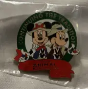 Disney Pin - WDW Continuing the Tradition Animal Kingdom Mickey Minnie 11191 LE