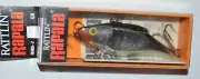 older rapala rattlin' sinking rnr-7 chrome black 2 3/4" 1/2oz lipless Finland