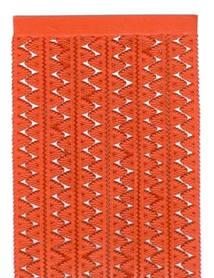 ORANGE GERMAN DRESDEN DIE CUT TRIM LG. POINTS BORDER VICTORIAN CRAFTS