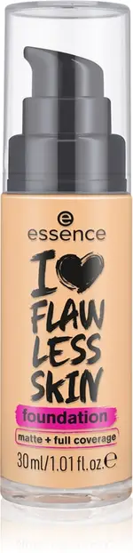 [Essence cosmetics] essence I LOVE FLAWLESS SKIN full coverage foundation matte effect color 50 - Medium ivory 30 ml